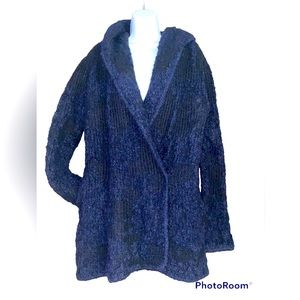 Diane von Furstenberg Sweater Coat sz M